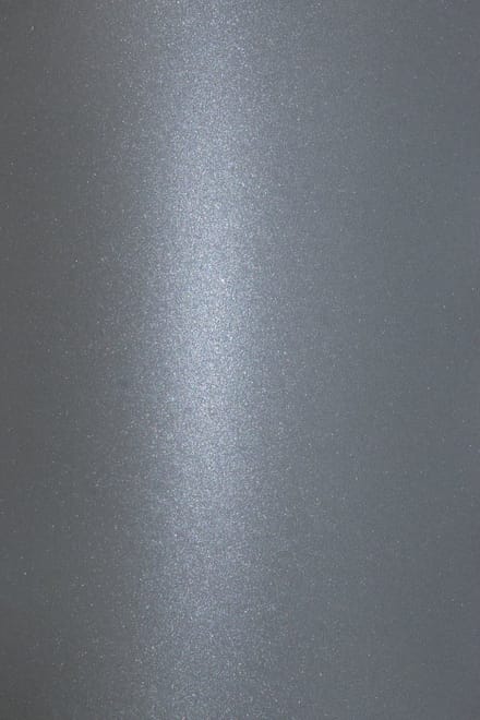 Netuno - grijs metallic papier - A4 - 21 x 29,7 cm - 20 vellen - 280 gram - Aster Metallic Grey