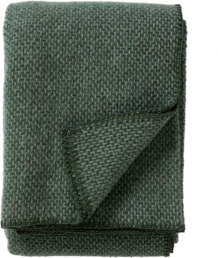 Klippan ledikantdeken eco wol Domino groen 90-130cm