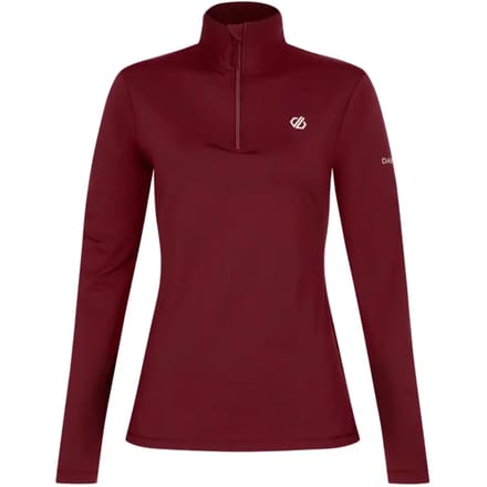 Dames stretch ondershirt 1/2 ritssluiting Dare 2B Lowline II