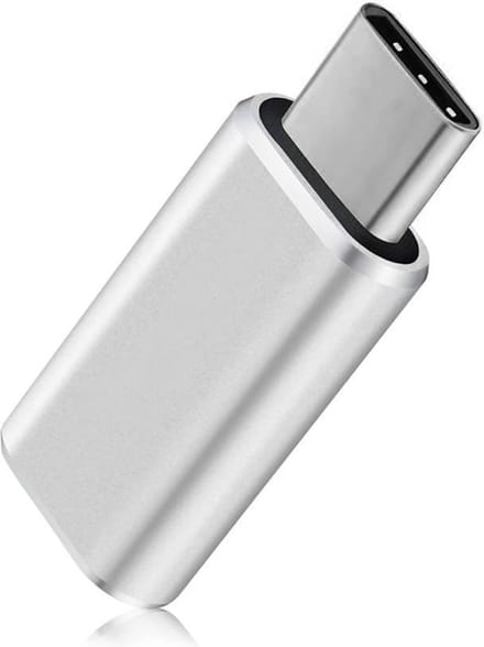 USB-C naar Lightning - USB C naar 8pin converter - Niet geschikt voor Audio - Verloop - Grijs - Staza