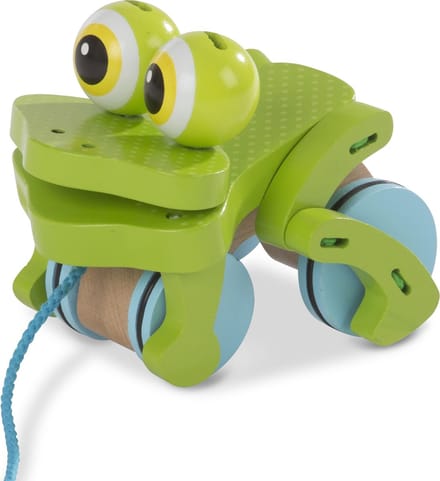 Melissa & Doug Frolicking Frog Pull Toy