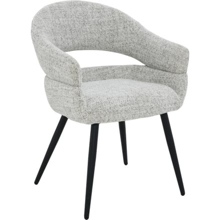 Livingfurn eetkamerstoel megan bisque oasis set van 2 62x58x85cm