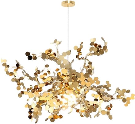 Toolight App546-3Cp Hanglamp Goud 65X65X30Cm