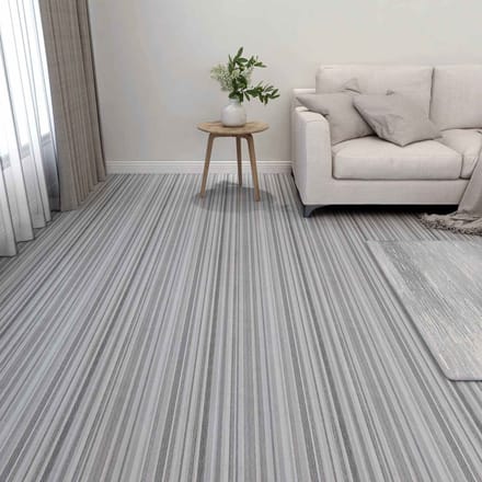 vidaXL - Vloerplanken - Strepen - 5,11 - m² - 55 - st - PVC
