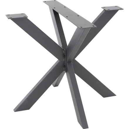 Tafelpoten Tafelframe X-Design 85 x 71 x 85 cm antraciet metaal ML-Design