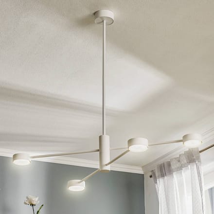 Nowodvorski Lighting Plafondlamp Orbit IV, wit, 4-lamps