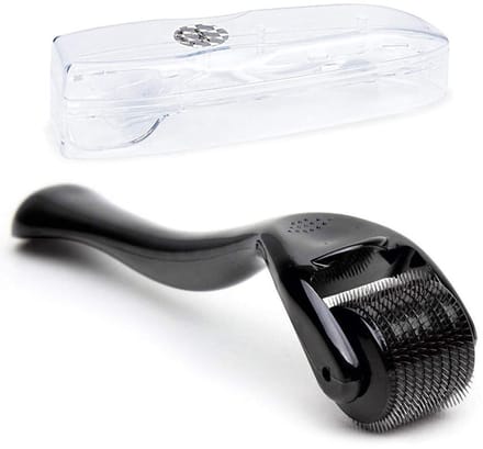 Haarroller, baardgroei, 540 naalden van titanium, 0,5 mm, baardroller voor stimulatie, haar/baardgroei