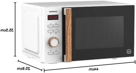 Magnetron met Grill - Oven Apparaat - Snel Eten Bereiden - Inclusief Stoompan - 20 Liter - Wit