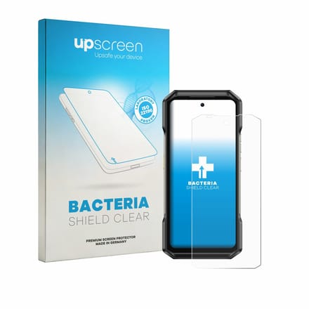 upscreen - Screenprotector voor Ulefone Armor 27T Pro Plus - Folie Beschermfolie transparant antibacterieel