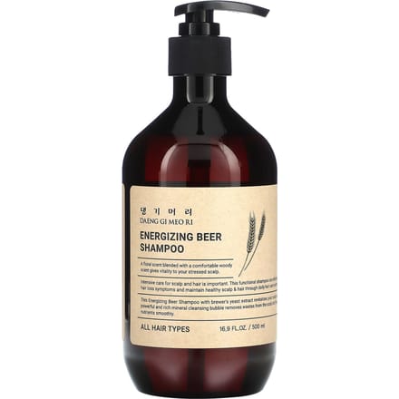 DAENG GI MEO RI, revitaliserende biershampoo. Voor alle haartypes, 500 ml (16,9 fl oz) black