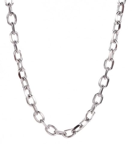 Ketting - Chunky - Zilverkleurig - 48 Centimeter - Damesdingetjes