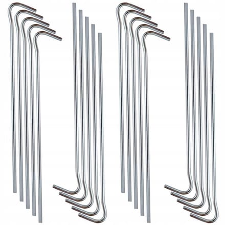 Link Star Serie - Stalen Tentpinnen - 18cm - Ergonomisch - 20 Stuks