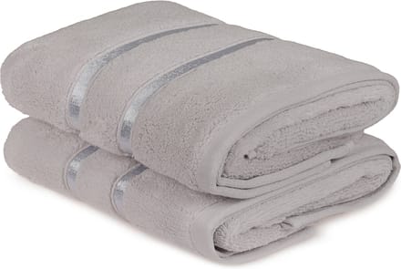 Asir - Handdoek Set - Lichtblauw - 50 x 90 cm - 100% Microkatoen