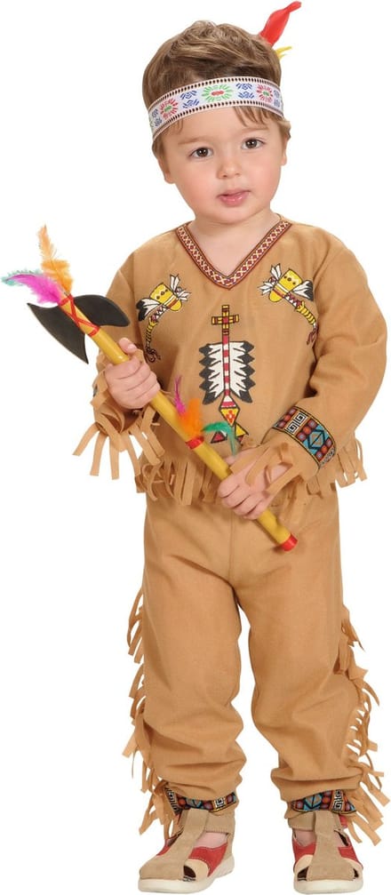 WIDMANN - Indianenpak voor jongens - 90 (1-2 jaar)