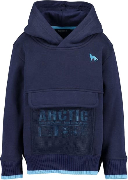 Blue Seven - jongens sweatshirt met capuchon - donkerblauw