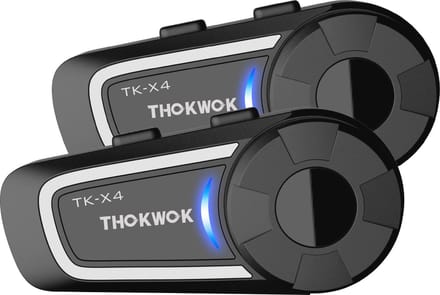 Bluetooth Intercom voor Motorhelm met Muziek Delen - Groepscommunicatie tot 6 Headsets