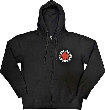 Red Hot Chili Peppers - Red Asterisk Vest met capuchon - M - Zwart