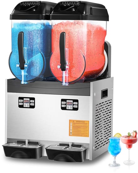 Commerciële Slushy Machine 12lx2 Margarita Smoothie en Ijskoude Drankmaker