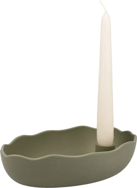 Goebel - Accessoires | Kandelaar Moss Shadow | Porselein - 21cm - 1 kaars