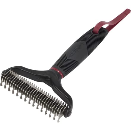 LeMieux Mane Thinning Rake Zwart/Rood