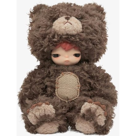 Poupée en peluche vinyle Hirono Bear POP MART gray