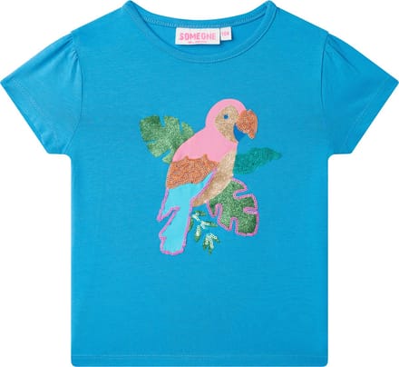 Someone LENTHE-SG-02-G Meisjes T-shirt - BLUE