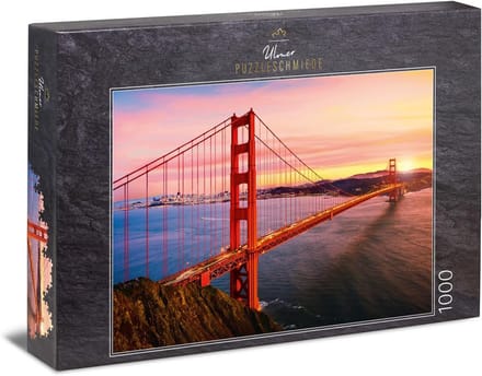 Puzzel Golden Gate - Legpuzzel 1000 - Ontspanning Thuis - Gemaakt in Duitsland - 68x48 cm