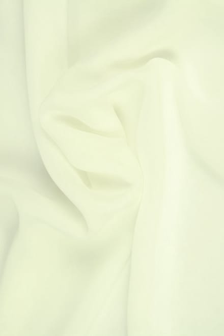 15 meter chiffon stof - Gebroken wit - 100% polyester