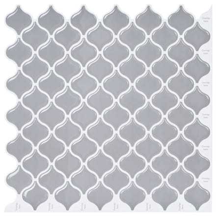 vidaXL - Lanturn - Tegel - 10 - st - Grijs - 27 - x - 27 - cm - Polyurethaan - en - PET