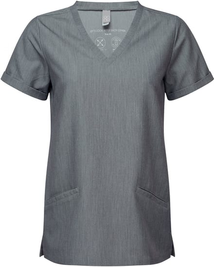 Schort/Tuniek/Werkblouse Dames L Onna Dynamo Grey 42% Polyester, 33% , 19% Viscose, 6% Elasthan
