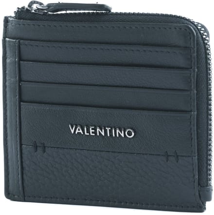 VALENTINO Leren kaarthouder Estro Credit Card Case Navy donkerblauw