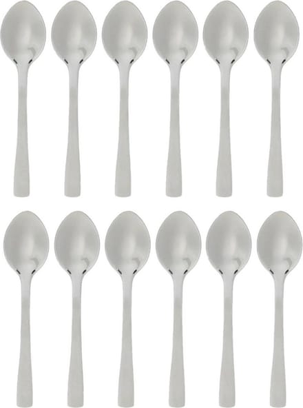 Secret de Gourmet Koffielepels/theelepels - 18x - RVS - 9,5 cm - Vaatwasserbestendig