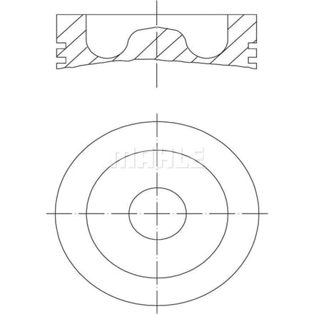 Zuiger MAHLE 061 PI 00129 000
