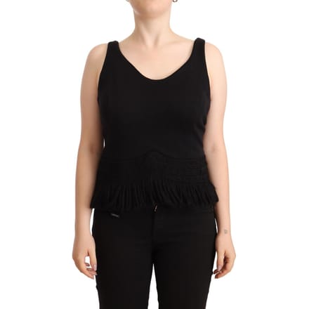 Ermanno Scervino Mouwloze Brei Top