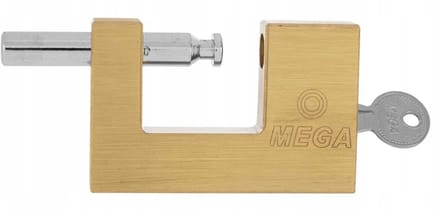 Gehard messing blokslot – 90 mm – Inclusief 3 sleutels