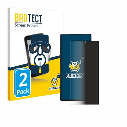BROTECT - privacy screenprotector voor ZTE Nubia Red Magic 8 Pro - Folie Beschermfolie Blauwlichtfilter 2 Stuks