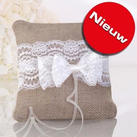 Ringkussen Jute strik