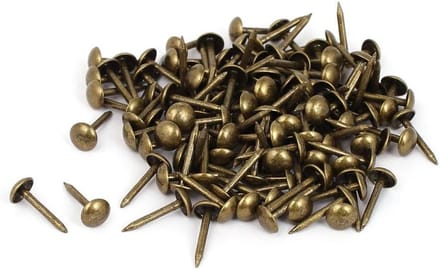Aexit Meubelen Bekleding Thumb Tack Nail Push Pin Brons Tone 6mm x 14mm 120st