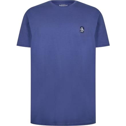 Original Penguin Heren Basic T-shirt met ronde hals (Indigo)