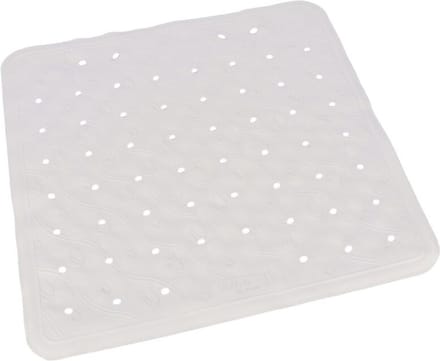Gerimport Badmat - anti-slip - wit - douchemat - 54 x 54 cm - vierkant