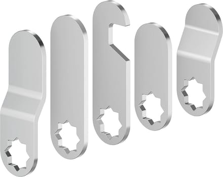 Brievenbusslot Accessoires - 5 Stuks Diverse Slotplaten