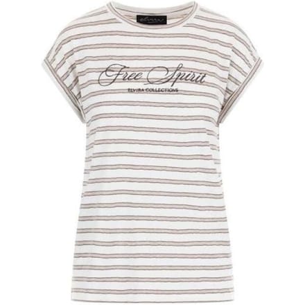 Elvira Collections Top luna striped creme