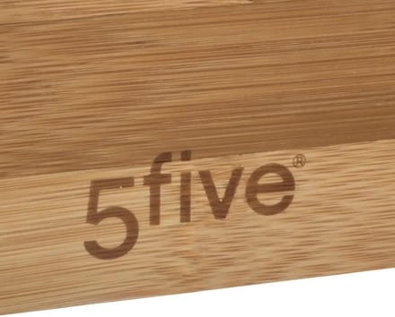Set van 2x stuks bamboe ladekast/keukenspullen/kantoor vakjes/sorteerbakjes 38 x 8 x 7 cm
