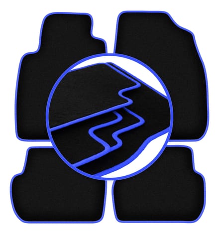 CARLUX-BLUE automatten voor: Toyota Starlet P9 hatchback (1996-1999)