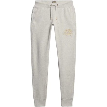 Superdry - Luxe slimfit joggingbroek met metallic logo - Dames - Broeken