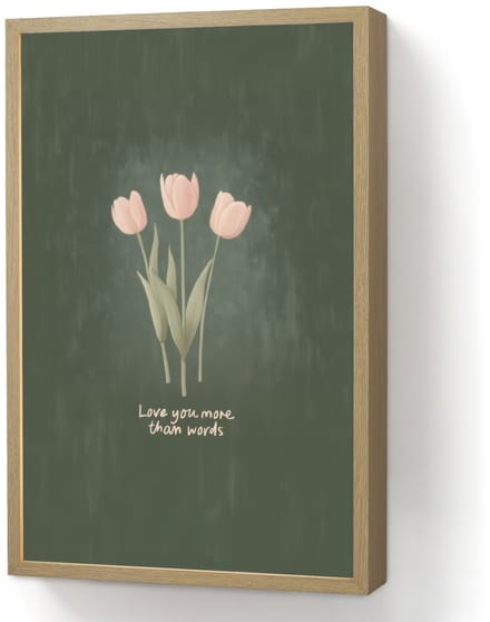 Tulpen - Roze - Tekst - Love