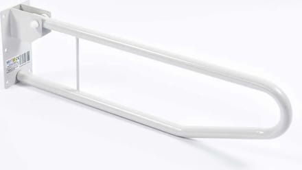 Toiletbeugel opklapbaar - Toiletsteun wandbeugel - 70 cm - Wit