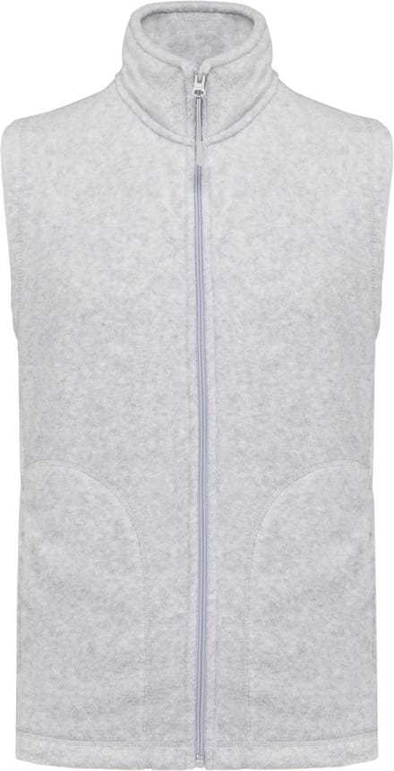 Kariban Bodywarmer van microfleece heren K913 - Ash Heather - 5XL