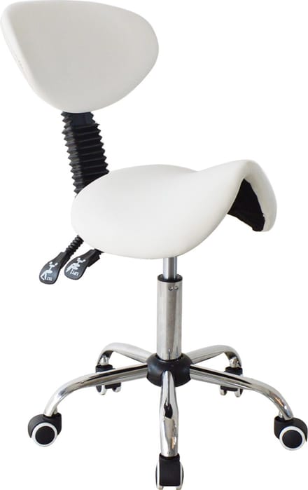Zadelkruk ergonomisch - kapperskruk - tabouret - hoogte verstelbaar