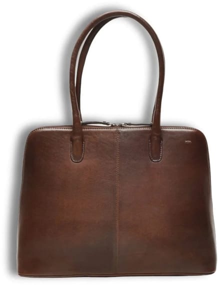 Berba | Lucca | Laptop tas | Business Bag | 15.6 inch Laptop | Dames | Chocolate | Leer